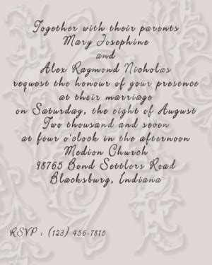 Wedding Invitation Poems And Quotes. QuotesGram