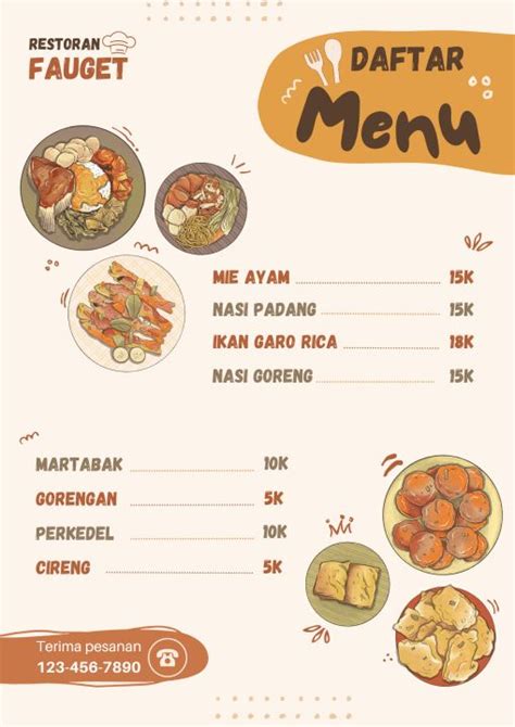 Daftar Menu Makananminuman Daftar Harga Lazada Indonesia