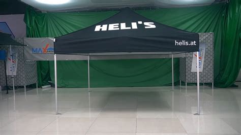 10x10 Custom Steel Canopy Tent Advertising Pop Up Tents For Trade Show