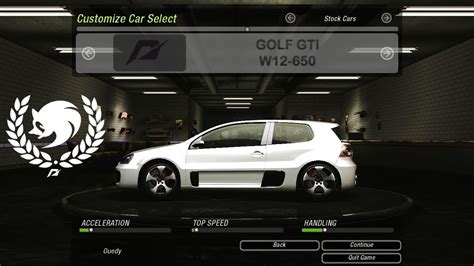 Nfsmods Volkswagen Golf Gti W Concept