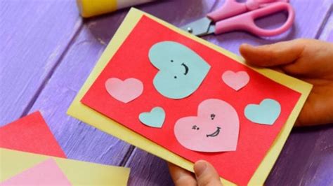 Postales De San Valentin Para Hacer Manualidades Con Niños