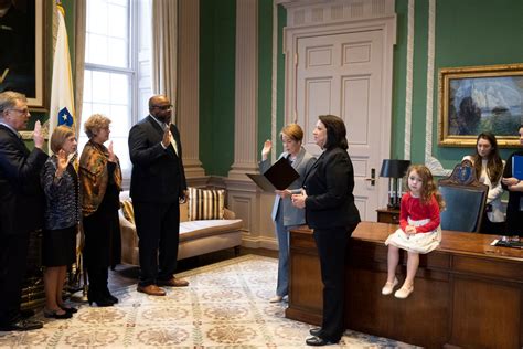 Gov Healey Swears In New Cabinet Members Holds First Meeting