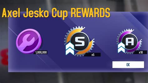 Asphalt Claiming Axel Jesko Cup Rewards Youtube