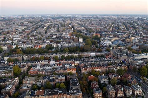 Premium Photo Panoramic Aerial View Of Amsterdam Netherlands View