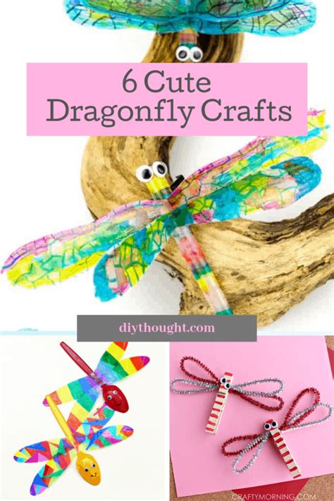 6 Cute Dragonfly Crafts Diy Thought