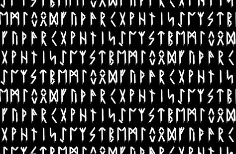 Seamless Pattern Runic Talismans Magic And Magical Runes 3016772