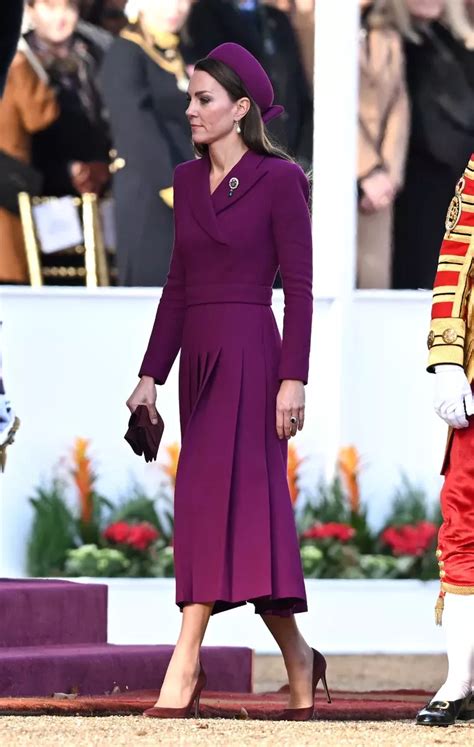 Kate Middleton Paired Her Monochromatic Outfit With A Tribute To