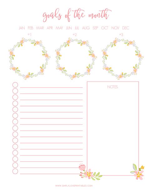 Free Printable April Planning Pages Simply Love Printables