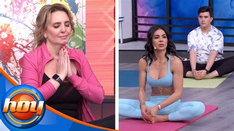 Adriana Leal Dedica La Clase De Yoga A La Productora Andrea Rodr Guez