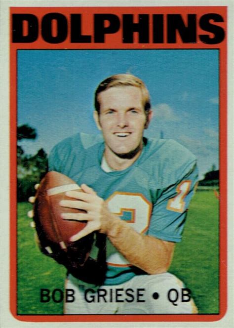 Bob Griese 1972 Topps 80 Base Price Guide Sports Card Investor