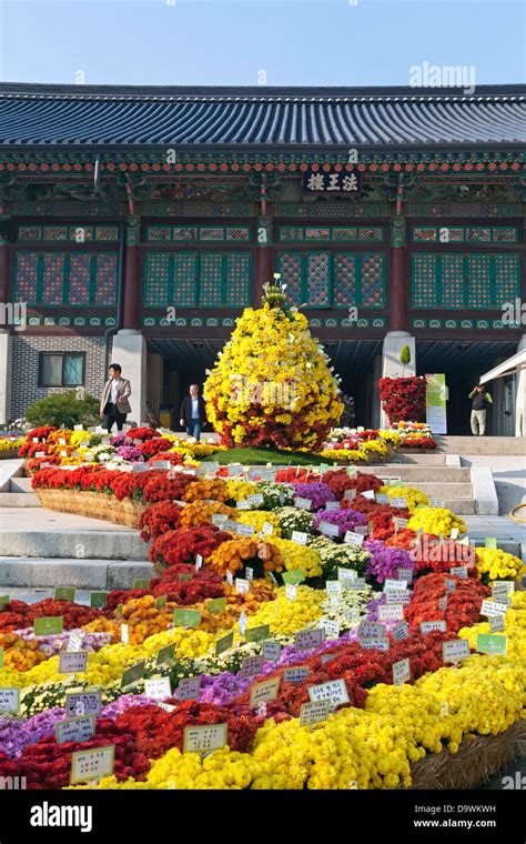 Bongeunsa Temple Grounds In The Gangnam District Of Seoul South Korea