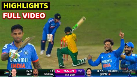 India Vs South Africa 3rd T20 Full Match Highlights Ind Vs Sa 3rd T20