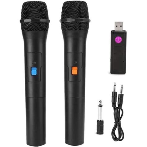 Microphone Sans Fil Universel Vhf Micro Portatif Dynamique R Ception