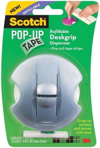 Amazon Scotch Pop Up Tape Refillable Deskgrip Dispenser X