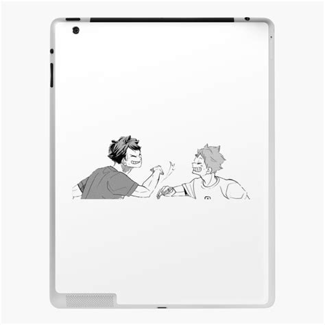 Hinata And Oikawa Haikyuu Timeskip Manga Cap Ipad Case Skin For