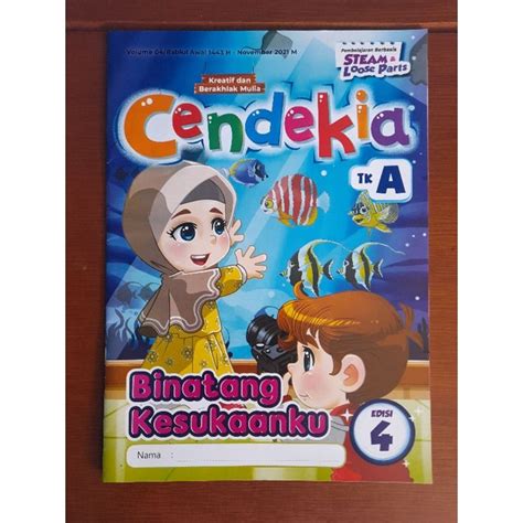 Jual Majalah Bulanan Tk Ra Paud Cendikia Tk A November Ed Baru