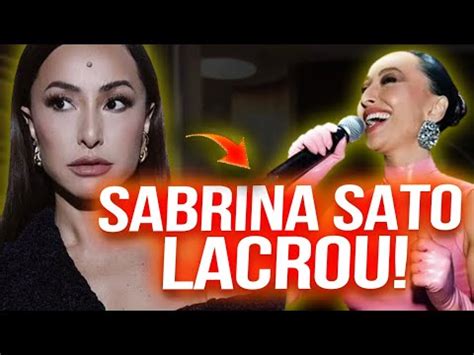 Sabrina Sato Faz Lacra O Bizarra Em Entrega De Pr Mio Os Artistas