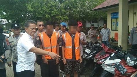 Polisi Tangkap Dua Pelaku Curanmor Di Kendari Incar Motor Terparkir Di