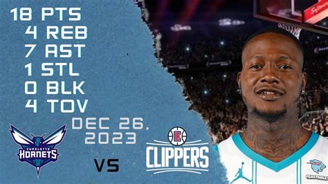 Terry Rozier Player Highlights HORNETS Vs CLIPPERS NBA Regular Season