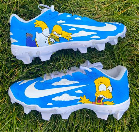 Simpsons Custom Football Cleats - Etsy