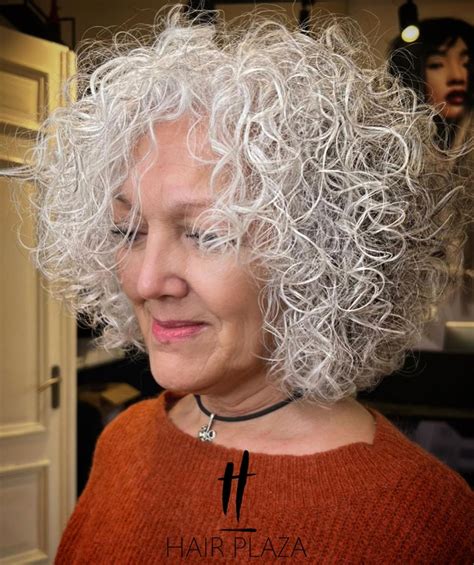 Spiral Perm Short Gray Hair In 2024 Permed Hairstyles Short Permed