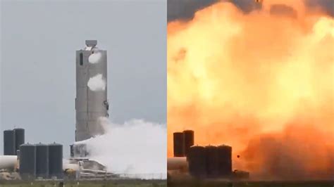 Spacexs Experimental Starship Prototype Just Exploded In A Test