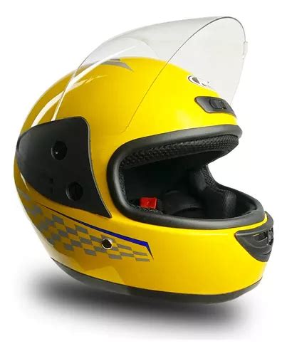 Casco Para Motocicleta Con Visor Protector Certificación Ce MercadoLibre