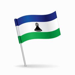 Lesotho Flag Map Vector Images (over 250)