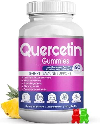 Amazon Pack Quercetin Gummies Quercetin With Bromelain