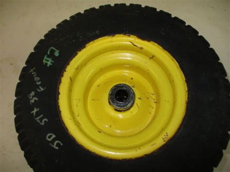 John Deere Stx 38 Riding Lawn Mower 13 X 650 6 Front Rimwheel 2 Ebay