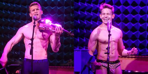 Broadway Stars Strip Down To Their Underwear For Skivvies Concert Andrew Keenan Bolger