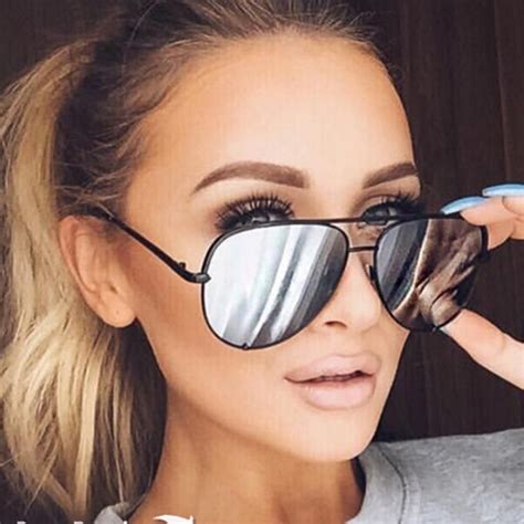 Aviator Sunglasses Women Mirror Driving Men Luxury Brand Sunglasses