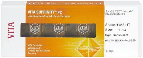 Vita Suprinity Pc For Cerec Inlab Ht M