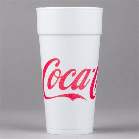 Dart 24j16c 24 Oz Coke® Foam Cup 500case