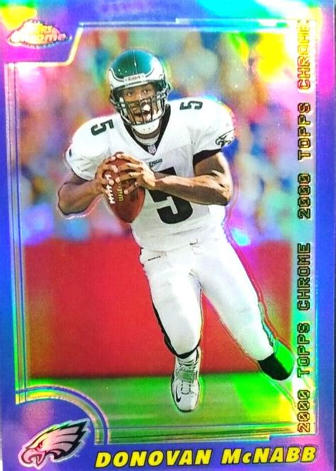 Donovan McNabb 2000 Topps Chrome Refractor 55 Price Guide Sports