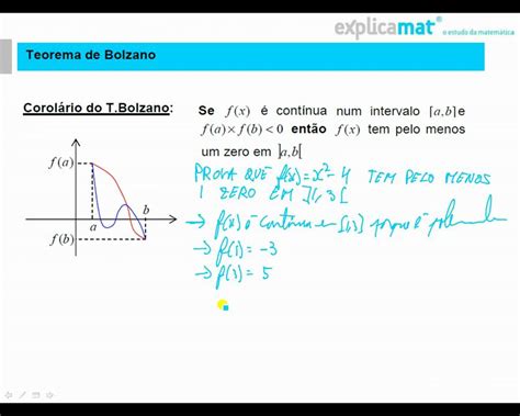 Corol Rio Do Teorema De Bolzano Youtube