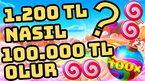 Sweet Bonanza 1200 TL Den Döndük 100 000 TL Maks Bet Yakaladık Rekor