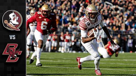 Florida State Vs Boston College Football Highlights Stadium