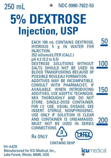 Dextrose Injection Fda Prescribing Information Side Effects And Uses