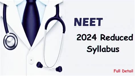 NEET Syllabus 2024 NMC Revised Chapter Wise Syllabus PDF