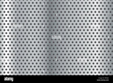 Metal Perforated Background Stock Vector Image Art Alamy