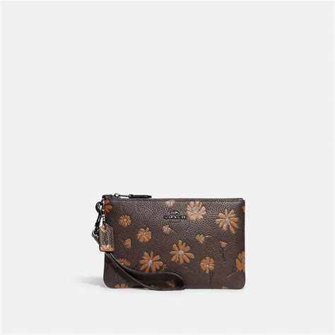 COACH® | COACH® | Small Wristlet With Floral Print