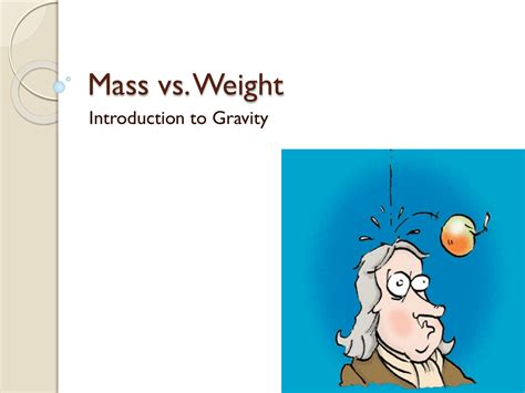 Mass Vs Weight Worksheet