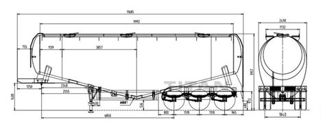 25 30 35 40 50 60 Ton Cbm Dry Bulk Cement Tanker Trailer For Sale Price