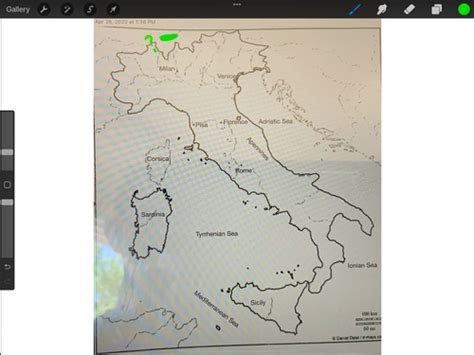 Map Of Italy Renaissance Flashcards Quizlet