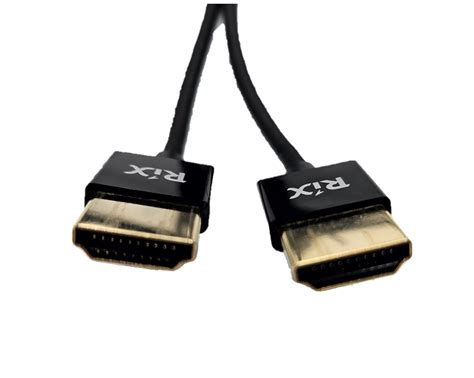 HDMI 4K Ultra HD Slim High-Speed with Ethernet Cable - Micro Connectors ...