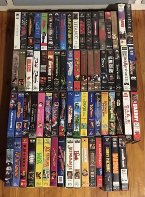 Vhs Cassettes Movies 5 Each Or 5 For 15 Cds And Dvds Gumtree