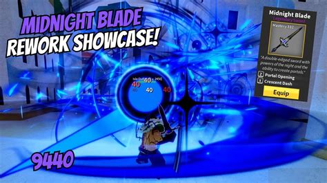 Midnight Blade ShowCase Blox Fruits UPDATE 20 YouTube