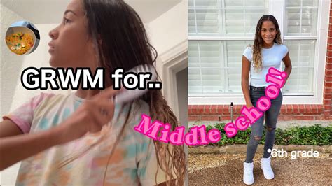 GRWM For MIDDLE SCHOOL YouTube