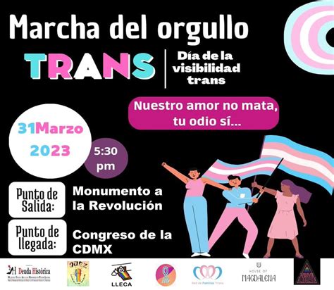 Convocan A Participar En La Marcha Del Orgullo Trans Escandala